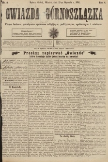 Gwiazda Górnoszlązka : pismo ludowe, poświęcone sprawom politycznym, spółecznym i oświacie. 1891, nr 8