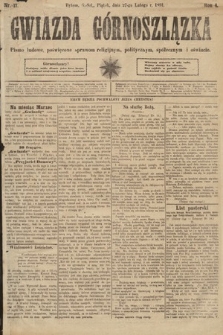 Gwiazda Górnoszlązka : pismo ludowe, poświęcone sprawom politycznym, spółecznym i oświacie. 1891, nr 17