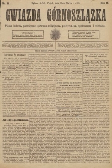 Gwiazda Górnoszlązka : pismo ludowe, poświęcone sprawom politycznym, spółecznym i oświacie. 1891, nr 25