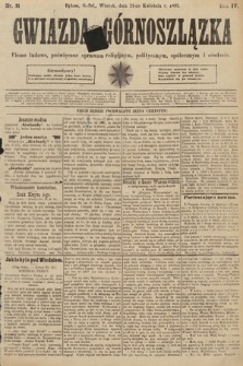 Gwiazda Górnoszlązka : pismo ludowe, poświęcone sprawom politycznym, spółecznym i oświacie. 1891, nr 31