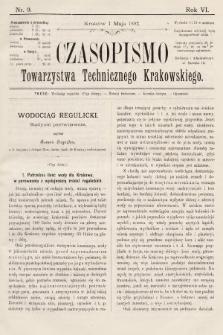 Czasopismo Towarzystwa Technicznego Krakowskiego. 1892, nr 9