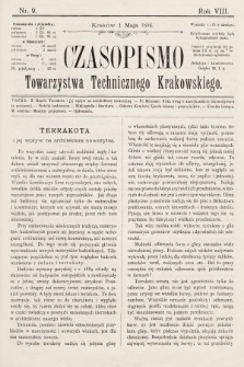 Czasopismo Towarzystwa Technicznego Krakowskiego. 1894, nr 9