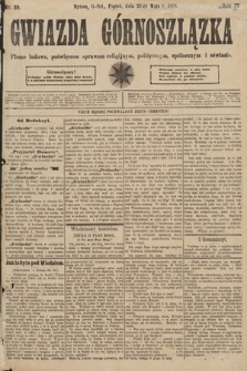Gwiazda Górnoszlązka : pismo ludowe, poświęcone sprawom politycznym, spółecznym i oświacie. 1891, nr 39