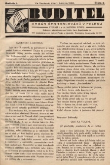 Buditel : orgán Čechoslováků v Polsku. 1928, č. 2