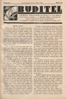 Buditel : orgán Čechoslováků v Polsku. 1928, č. 10
