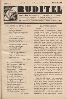 Buditel : orgán Čechoslováků v Polsku. 1928, č. 11 a 12
