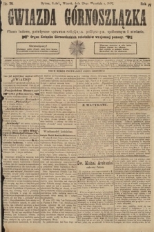 Gwiazda Górnoszlązka : pismo ludowe, poświęcone sprawom politycznym, spółecznym i oświacie. 1891, nr 76