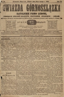 Gwiazda Górnoszlązka : pismo ludowe, poświęcone sprawom politycznym, spółecznym i oświacie. 1894, nr 15