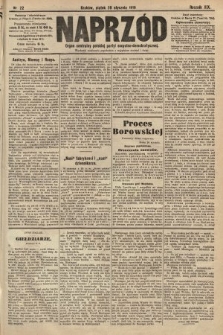 Naprzód : organ centralny polskiej partyi socyalno-demokratycznej. 1910, nr 22