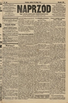 Naprzód : organ centralny polskiej partyi socyalno-demokratycznej. 1910, nr 40