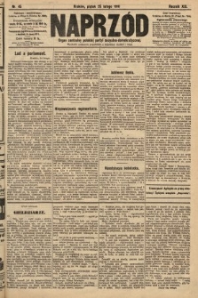 Naprzód : organ centralny polskiej partyi socyalno-demokratycznej. 1910, nr 45