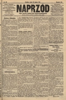 Naprzód : organ centralny polskiej partyi socyalno-demokratycznej. 1910, nr 67