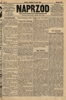 Naprzód : organ centralny polskiej partyi socyalno-demokratycznej. 1910, nr 71