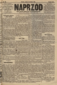 Naprzód : organ centralny polskiej partyi socyalno-demokratycznej. 1910, nr 80