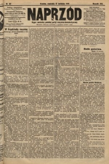 Naprzód : organ centralny polskiej partyi socyalno-demokratycznej. 1910, nr 87