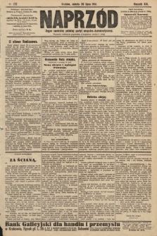 Naprzód : organ centralny polskiej partyi socyalno-demokratycznej. 1910, nr 172