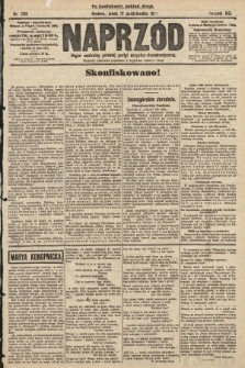 Naprzód : organ centralny polskiej partyi socyalno-demokratycznej. 1910, nr 233 (po konfiskacie nakład drugi)