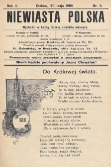 Niewiasta Polska. 1900, nr 5