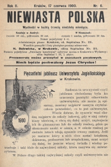Niewiasta Polska. 1900, nr 6