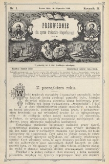 Przewodnik dla spraw drukarsko - litograficznych i t. p. R. 2, 1890, nr 1