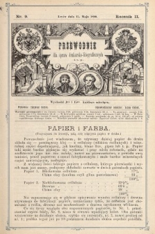 Przewodnik dla spraw drukarsko - litograficznych i t. p. R. 2, 1890, nr 9