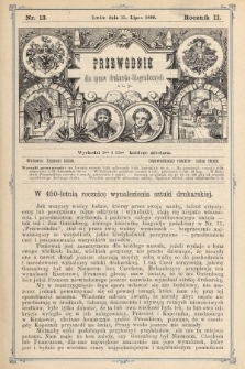 Przewodnik dla spraw drukarsko - litograficznych i t. p. R. 2, 1890, nr 13