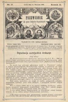 Przewodnik dla spraw drukarsko - litograficznych i t. p. R. 2, 1890, nr 17