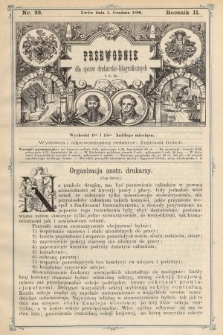 Przewodnik dla spraw drukarsko - litograficznych i t. p. R. 2, 1890, nr 22