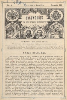 Przewodnik dla spraw drukarsko - litograficznych i t. p. R. 3, 1891, nr 4