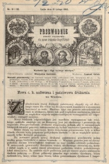 Przewodnik : pismo fachowe dla spraw drukarsko-litograficznych. R. 3, 1892, nr 21 i 22