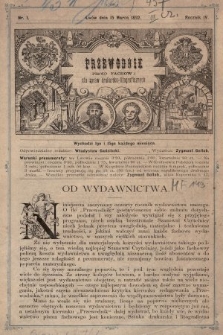 Przewodnik : pismo fachowe dla spraw drukarsko-litograficznych. R. 4, 1892, nr 1