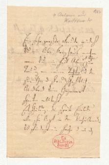 Brief von Unbekannt und Alexander von Humboldt an Heinrich Karl Wilhelm Berghaus