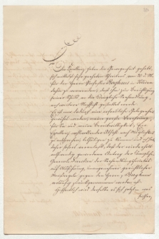 Brief von Otto Camphausen an Alexander von Humboldt