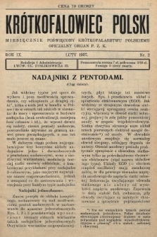 Krótkofalowiec Polski : miesięcznik poświęcony krótkofalarstwu polskiemu : oficjalny organ P.Z.K. 1937, nr 2