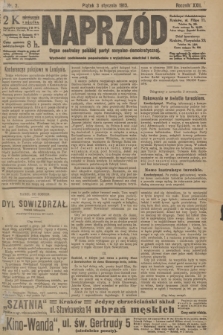 Naprzód : organ centralny polskiej partyi socyalno-demokratycznej. 1913, nr  2