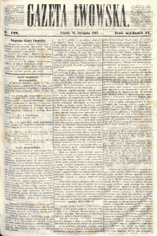 Gazeta Lwowska. 1867, nr 188