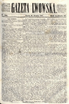 Gazeta Lwowska. 1867, nr 191