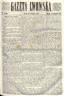 Gazeta Lwowska. 1867, nr 192