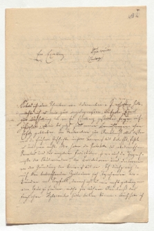 Brief von ... Zell und Alexander von Humboldt an Alexander von Humboldt