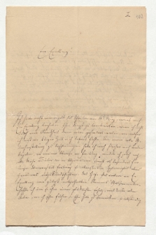 Brief von ... Zell und Alexander von Humboldt an Alexander von Humboldt