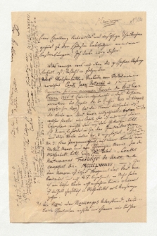 Brief von Carl Ritter an Alexander von Humboldt