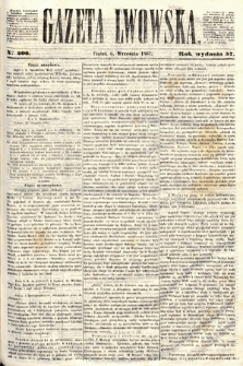 Gazeta Lwowska. 1867, nr 206
