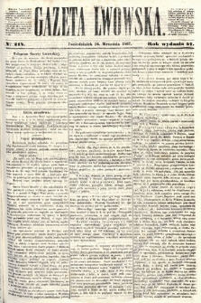 Gazeta Lwowska. 1867, nr 214
