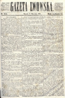 Gazeta Lwowska. 1867, nr 215