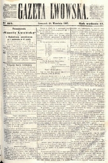Gazeta Lwowska. 1867, nr 217
