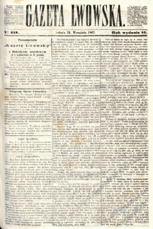 Gazeta Lwowska. 1867, nr 219