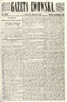 Gazeta Lwowska. 1867, nr 222