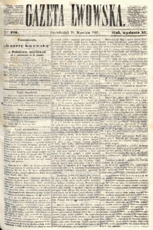 Gazeta Lwowska. 1867, nr 226
