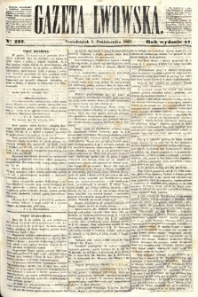 Gazeta Lwowska. 1867, nr 232