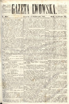 Gazeta Lwowska. 1867, nr 241